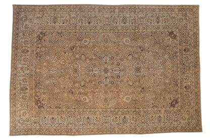 7.5x10.5 Vintage Distressed Tabriz Carpet