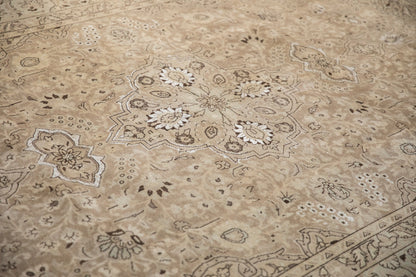 7.5x10.5 Vintage Distressed Tabriz Carpet