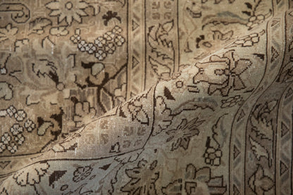 7.5x10.5 Vintage Distressed Tabriz Carpet
