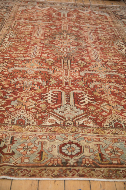 8x10.5 Vintage Distressed Mehrivan Carpet