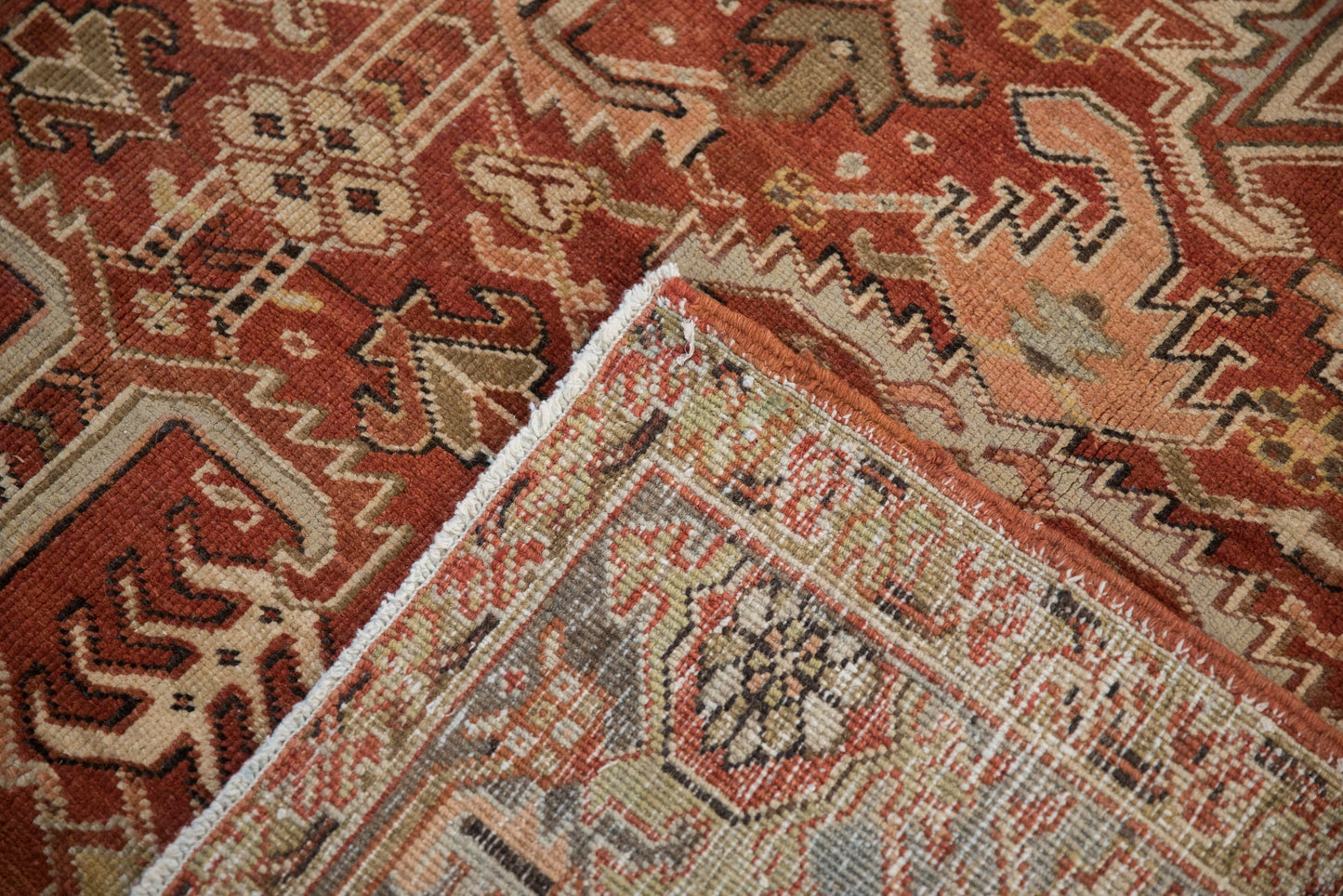 8x10.5 Vintage Distressed Mehrivan Carpet