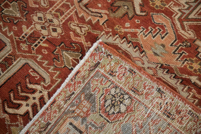 8x10.5 Vintage Distressed Mehrivan Carpet