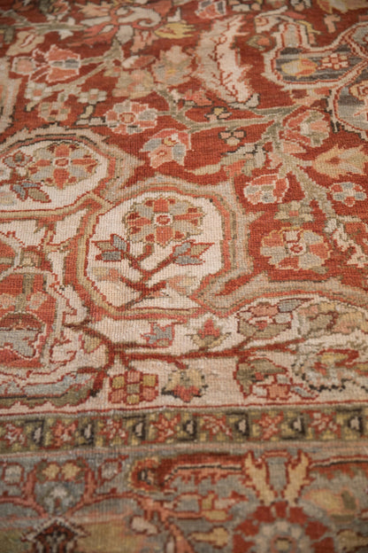 8x11 Vintage Distressed Ahar Carpet