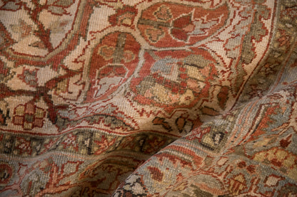 8x11 Vintage Distressed Ahar Carpet