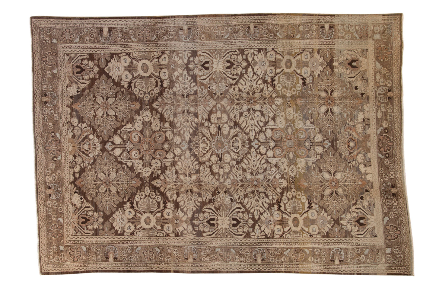 7x10.5 Vintage Distressed Bibikabad Carpet