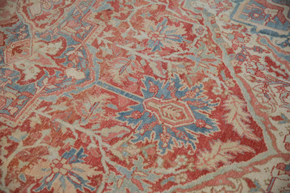 10x13 Vintage Distressed Heriz Carpet