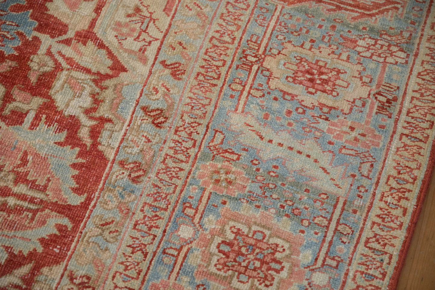 10x13 Vintage Distressed Heriz Carpet