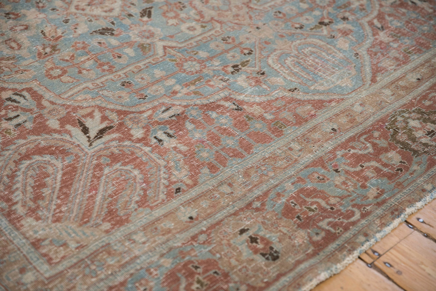 8x11 Vintage Distressed Tabriz Carpet