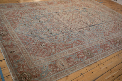8x11 Vintage Distressed Tabriz Carpet
