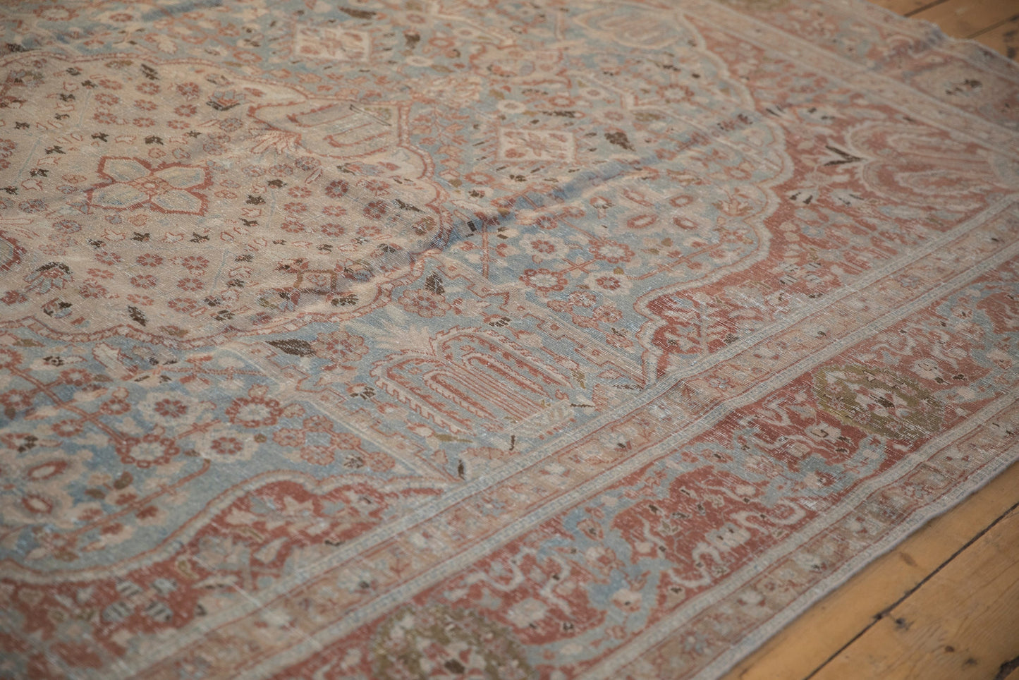 8x11 Vintage Distressed Tabriz Carpet
