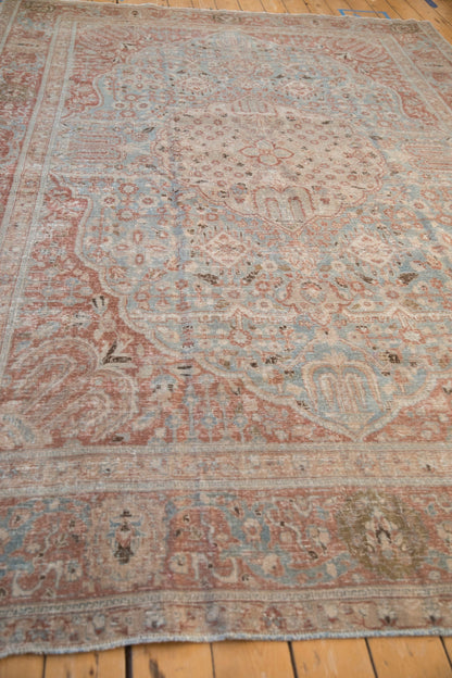 8x11 Vintage Distressed Tabriz Carpet