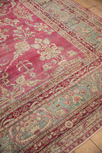 8.5x11.5 Antique Distressed Yezd Carpet