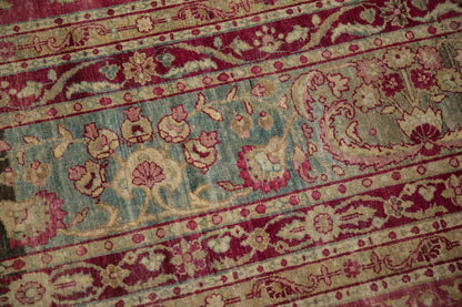 8.5x11.5 Antique Distressed Yezd Carpet