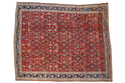 8.5x10.5 Vintage Kurdish Hamadan Carpet