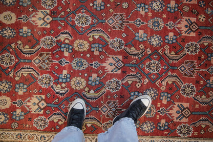 8.5x10.5 Vintage Kurdish Hamadan Carpet