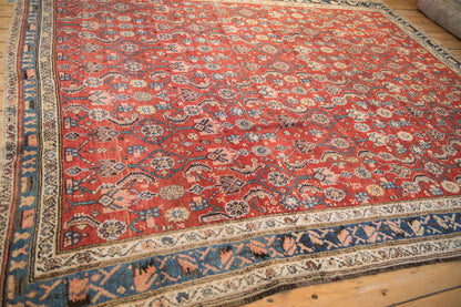 8.5x10.5 Vintage Kurdish Hamadan Carpet