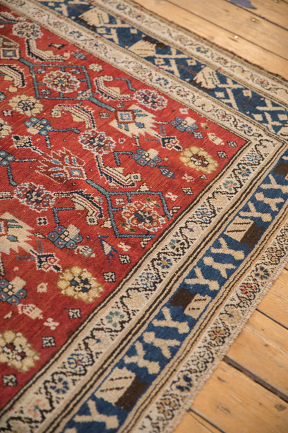 8.5x10.5 Vintage Kurdish Hamadan Carpet