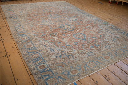 6.5x9.5 Vintage Distressed Heriz Carpet