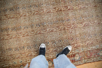 7.5x10.5 Vintage Distressed Qom Carpet