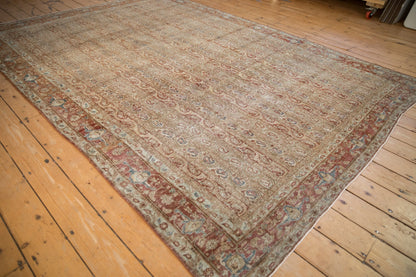 7.5x10.5 Vintage Distressed Qom Carpet