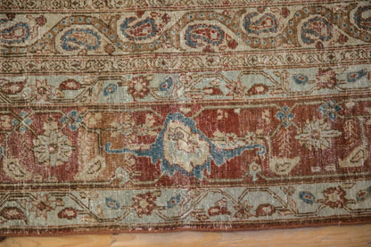 7.5x10.5 Vintage Distressed Qom Carpet