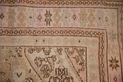 7x10 Vintage Distressed Overdyed Bibikabad Carpet