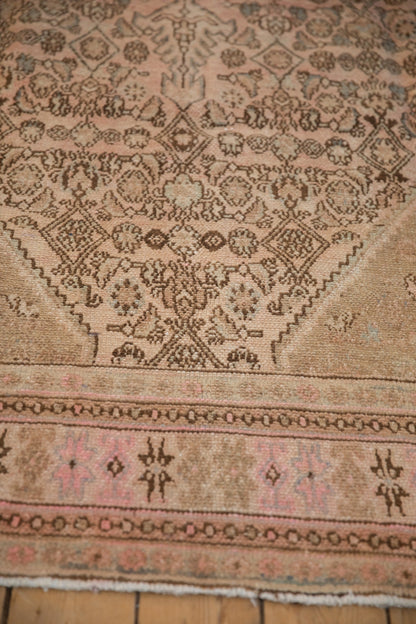 7x10 Vintage Distressed Overdyed Bibikabad Carpet
