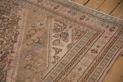 7x10 Vintage Distressed Overdyed Bibikabad Carpet
