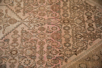 7x10 Vintage Distressed Overdyed Bibikabad Carpet