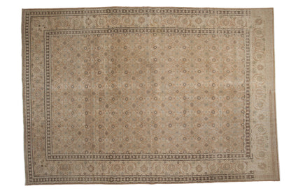 8x11.5 Vintage Distressed Tabriz Carpet