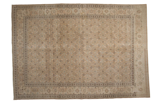 8x11.5 Vintage Distressed Tabriz Carpet
