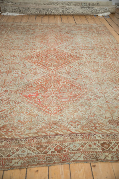 7x10 Vintage Distressed Shiraz Carpet