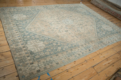 7x10 Vintage Distressed Qashqai Carpet