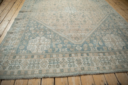 7x10 Vintage Distressed Qashqai Carpet