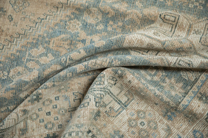 7x10 Vintage Distressed Qashqai Carpet