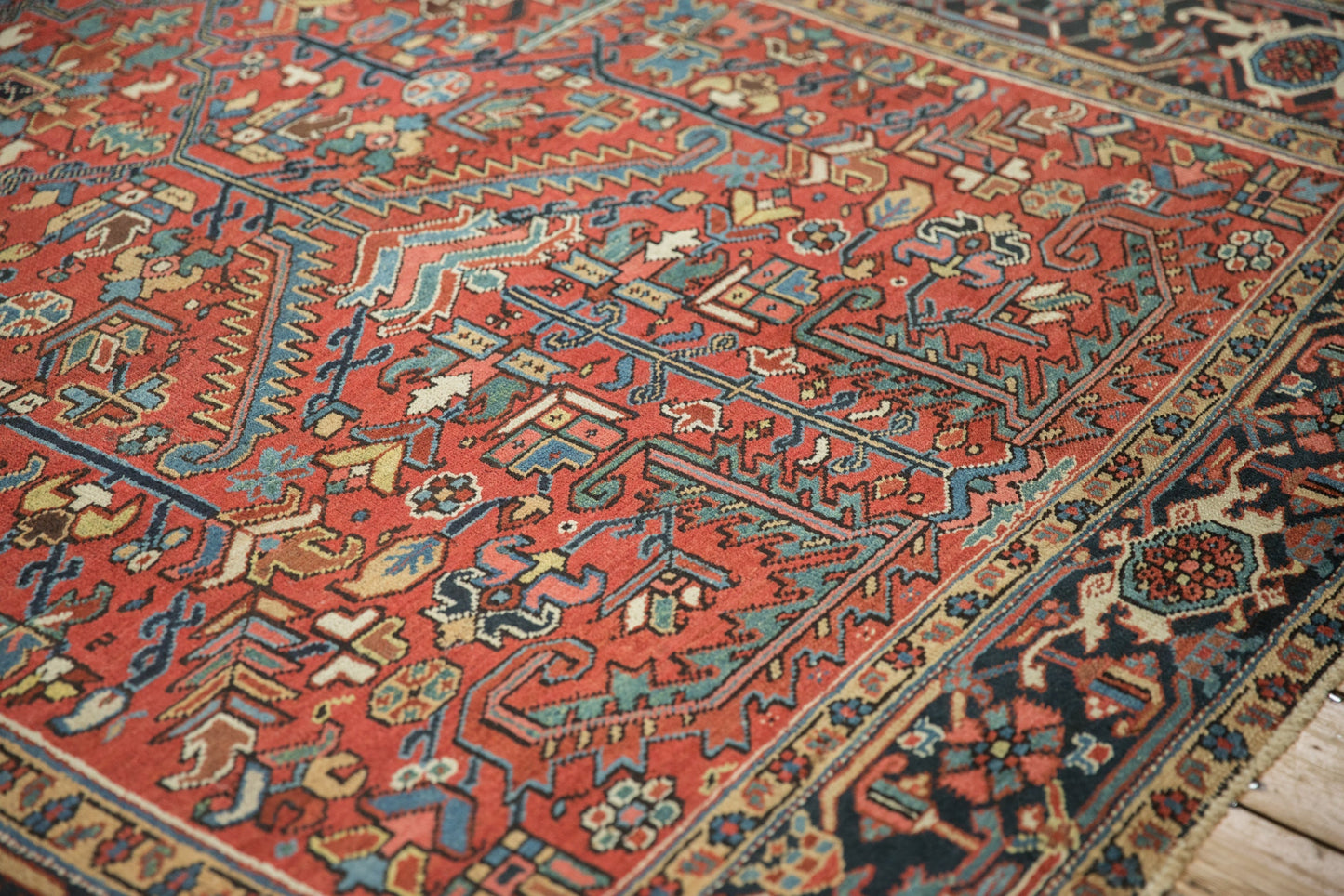 6.5x8.5 Vintage Heriz Carpet