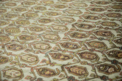 10x15.5 Vintage Distressed Hamadan Carpet