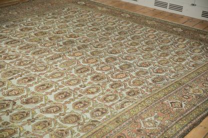 10x15.5 Vintage Distressed Hamadan Carpet