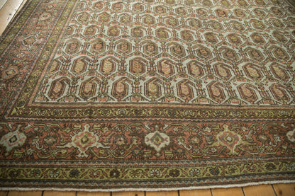10x15.5 Vintage Distressed Hamadan Carpet