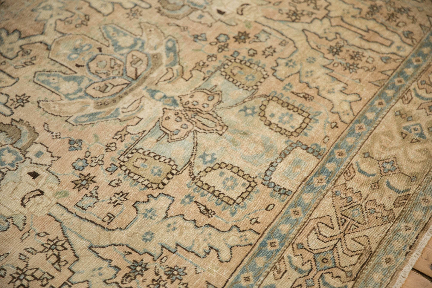 7x11 Vintage Distressed Tabriz Carpet