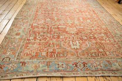 7.5x10.5 Vintage Distressed Heriz Carpet