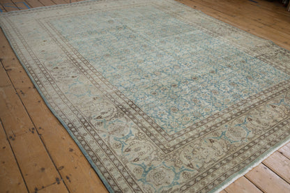 7x10 Vintage Distressed Tabriz Carpet
