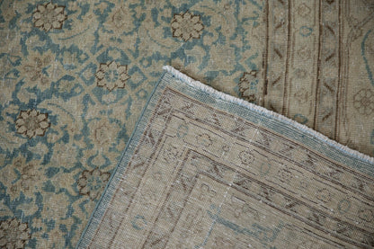 7x10 Vintage Distressed Tabriz Carpet