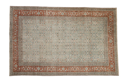 6.5x10 Vintage Distressed Tabriz Carpet