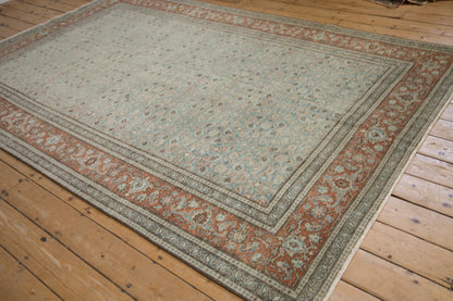 6.5x10 Vintage Distressed Tabriz Carpet