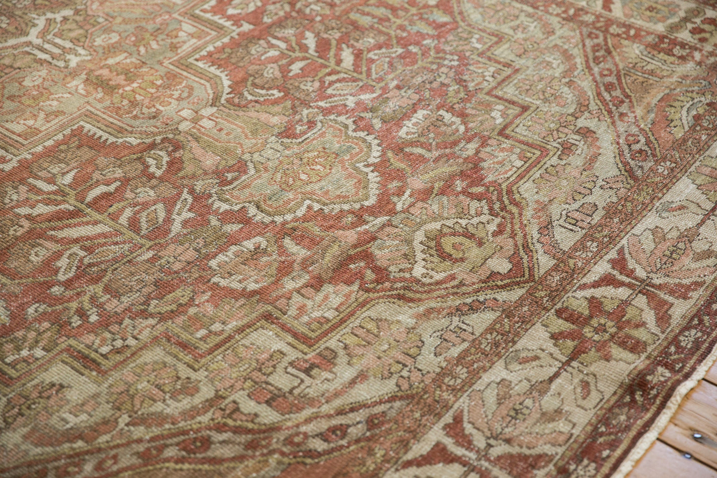 7x10 Vintage Distressed Baktiari Carpet