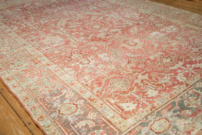 8x10.5 Vintage Distressed Heriz Carpet