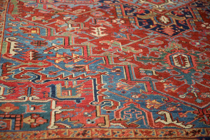 8x11 Vintage Heriz Carpet