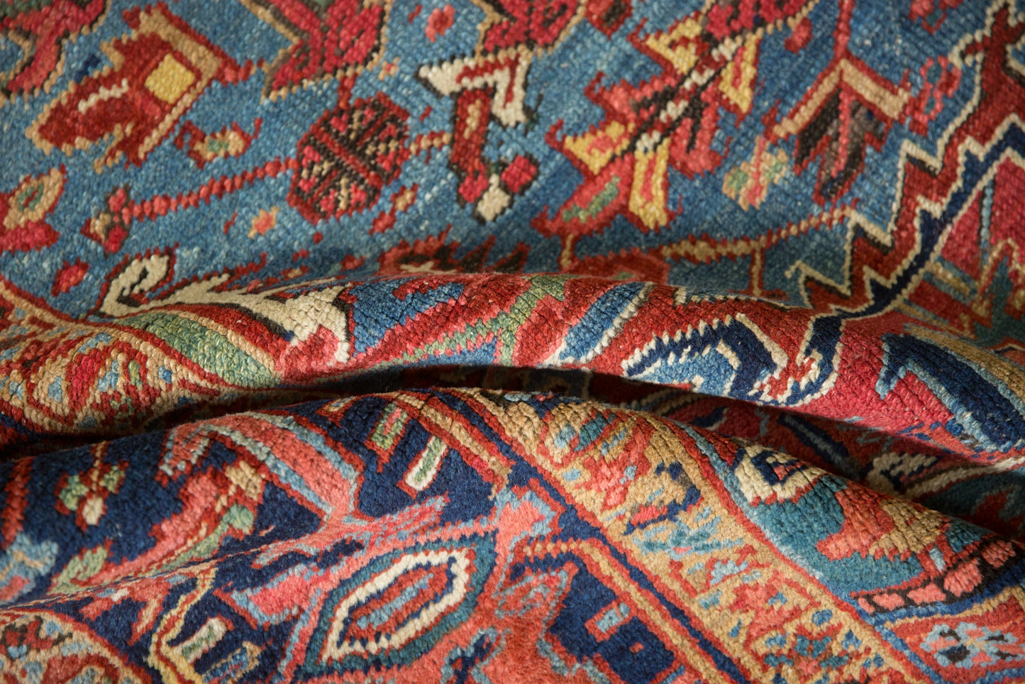 8x11 Vintage Heriz Carpet