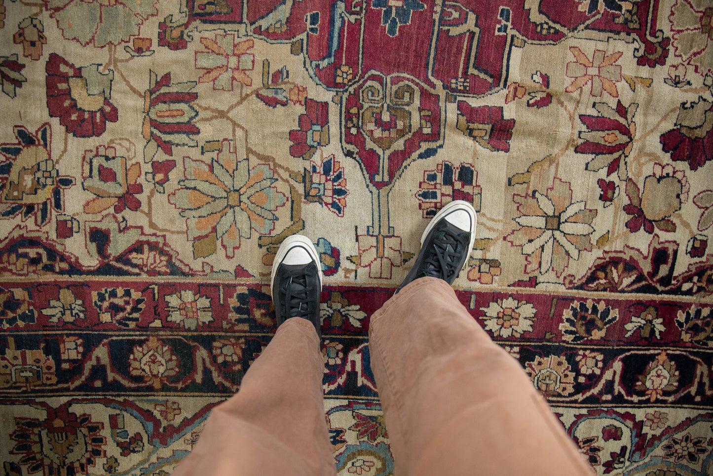 11.5x16 Antique Fine Kerman Carpet